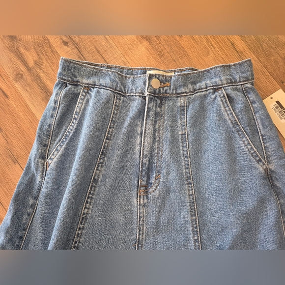 Universal Thread Blue Denim A-Line Maxi Skirt. C Discription For Measurments! Sm - Picture 2 of 9